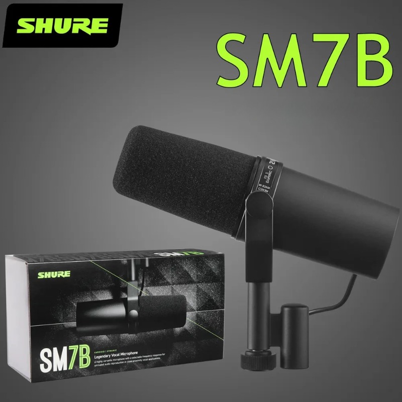 Shure Mic Sm7B - Micrófono Shure SM7B, Micrófono Dinámico Sm7b,