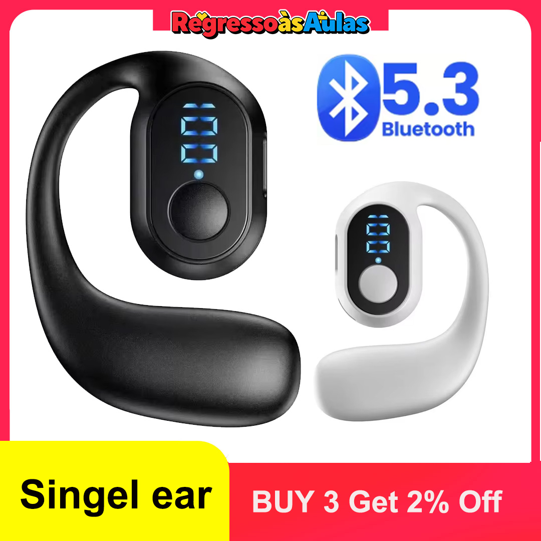 Sports Earphone Hook - Auriculares inalámbricos Bluetooth 5,4 con gancho