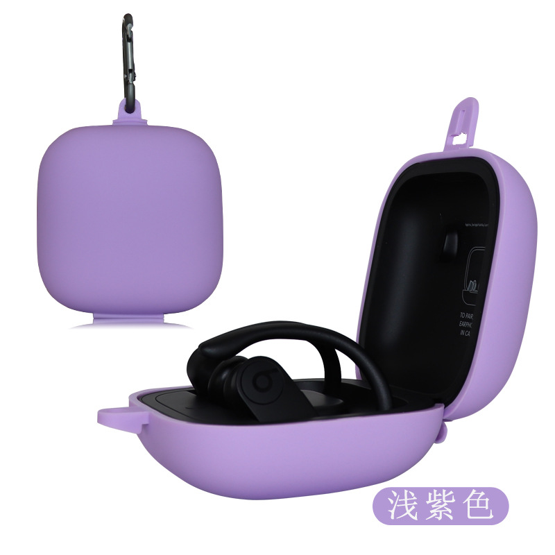 Beats Headphone Powerbeats Pro - Funda de silicona blanda para auriculares