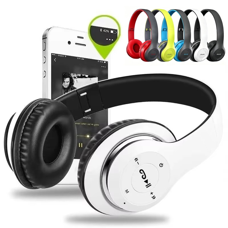 Bluetooth Headset On Ear - Auriculares inalámbricos TWS con Bluetooth, auriculares