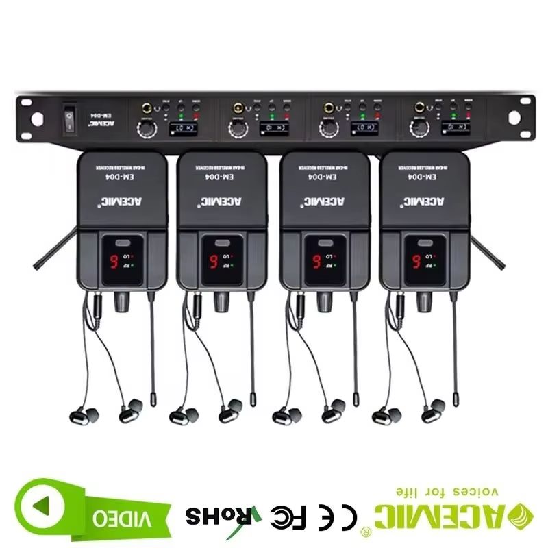 In Ear Monitor Iem - Sistema de Monitoreo Inalámbrico de 4