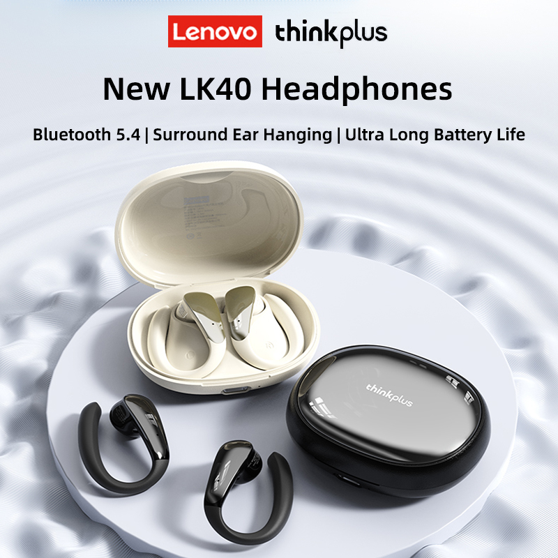 Sports Earphone Hook - Lenovo LK40 auriculares inalámbricos Bluetooth 5,4