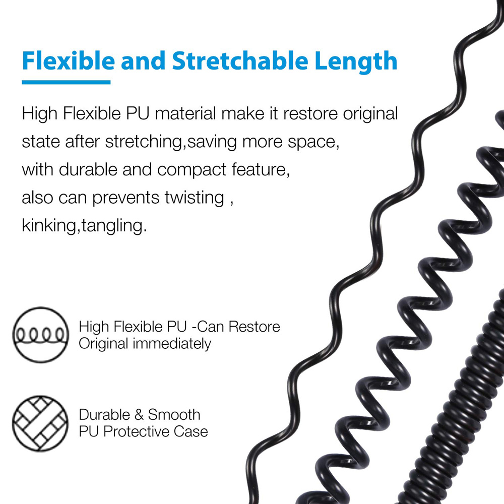 Cable en espiral de resorte pa - Sennheiser Headphone Hd 560S reseña y precio