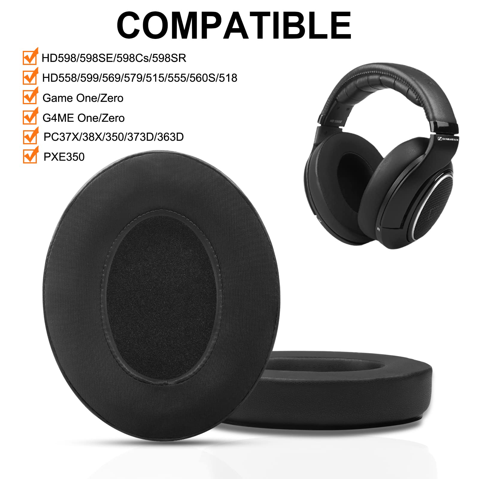 Almohadillas de repuesto de Ge - Sennheiser Headphone Hd 560S reseña y precio