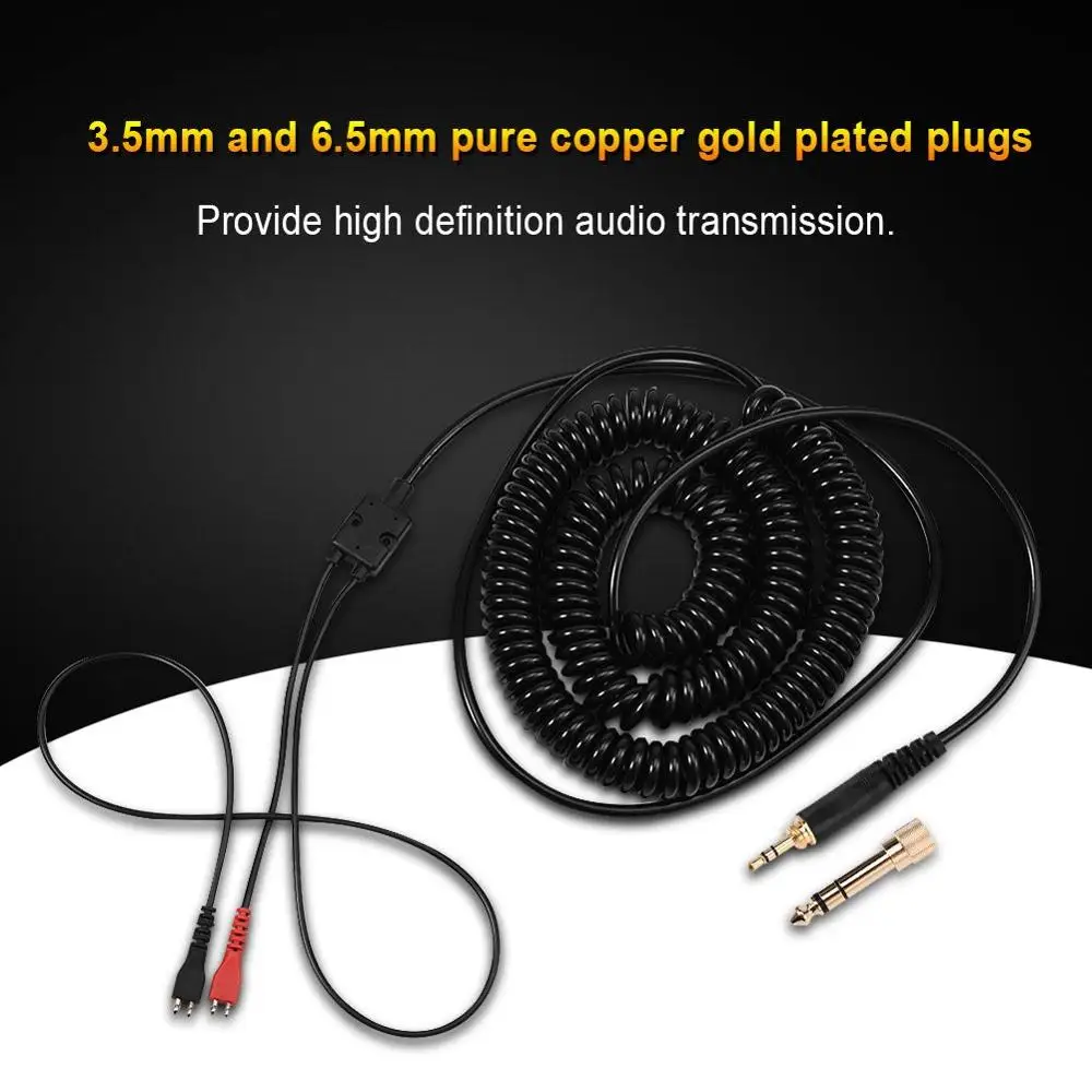 Cable de extensión en espiral  - Sennheiser Headphone Hd 25 reseña y precio