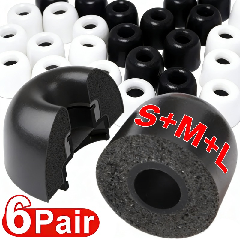 6-3 pares de almohadillas de e - Earphone Foam Tip reseña y precio